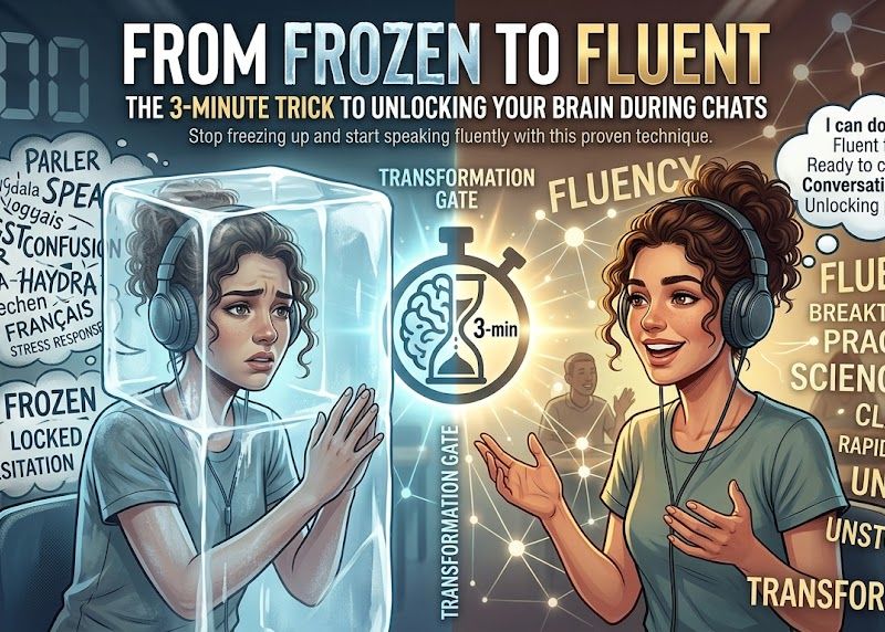 From Frozen to Fluent: The 3-Minute Trick to Unlocking Your Brain During Chats
